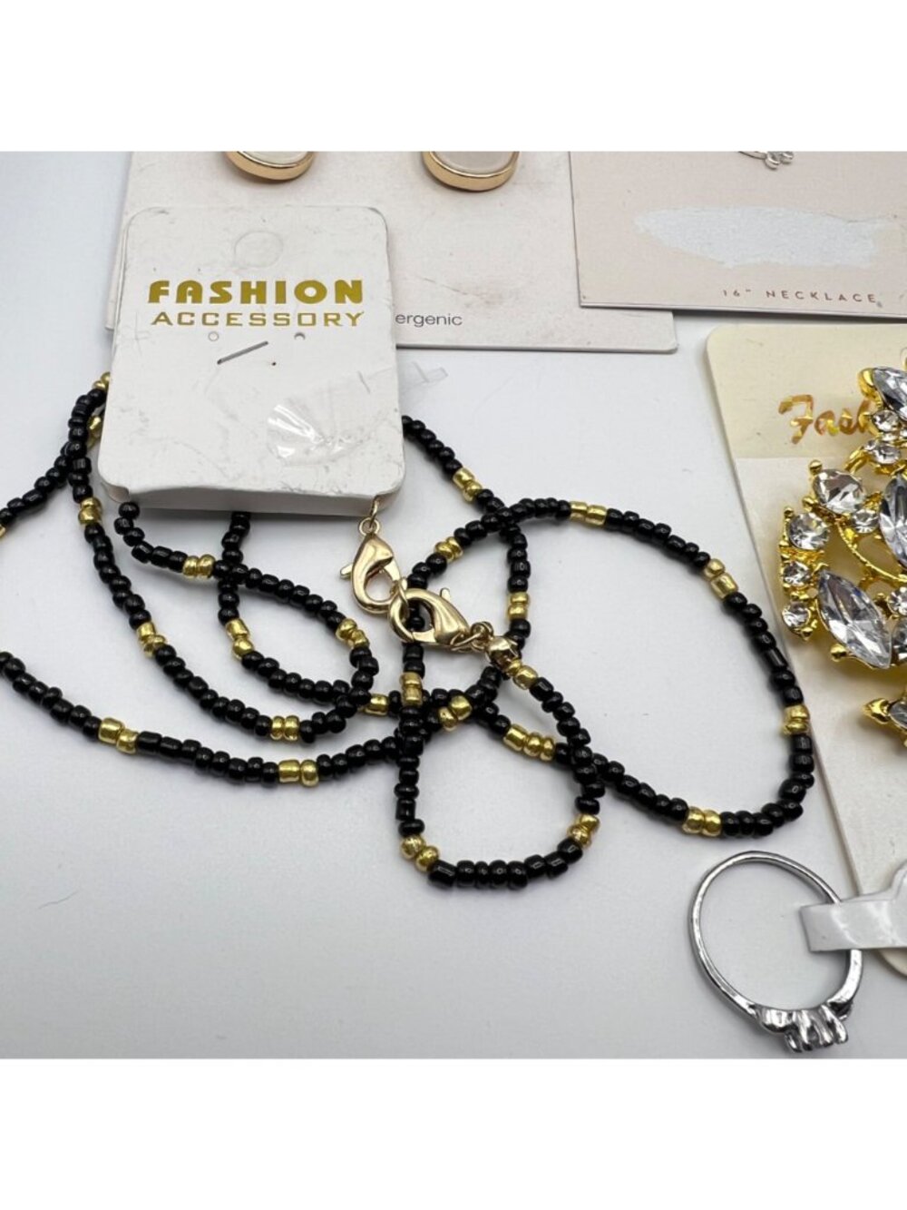 NWT Mixed Jewelry Lot Earrings Necklaces Bracelet Ring Sugarfix Lauren Conrad - Picture 3 of 16